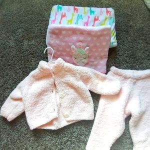 ✿Bundle Set Sale !!!✿ꔫ⁀ Girls outfit plus Blankets⁀ꔫ